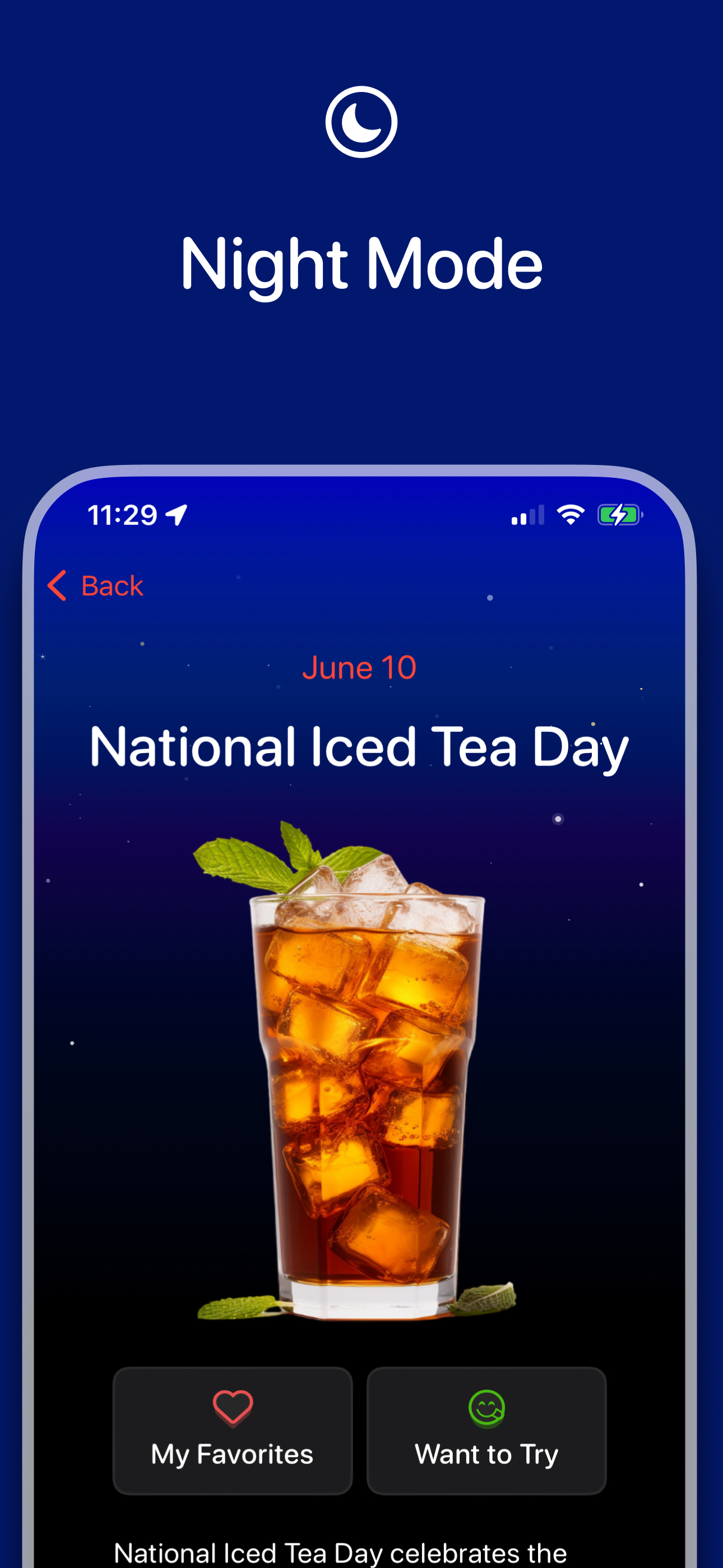 Food Holidays Calendar