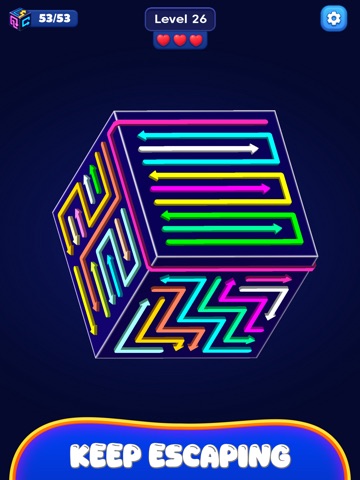 Arrow Cube: 3D Puzzle iPad screenshot