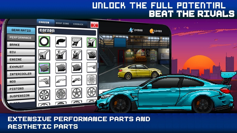 Pixel X Racer: Drag Racing screenshot 5
