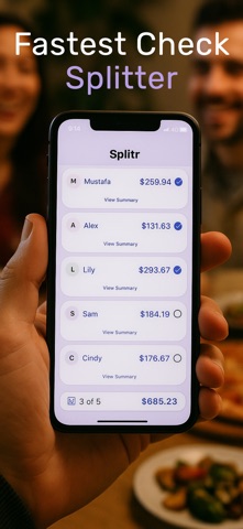 Splitr: Split Bills with OCR Screenshot 1 of 8