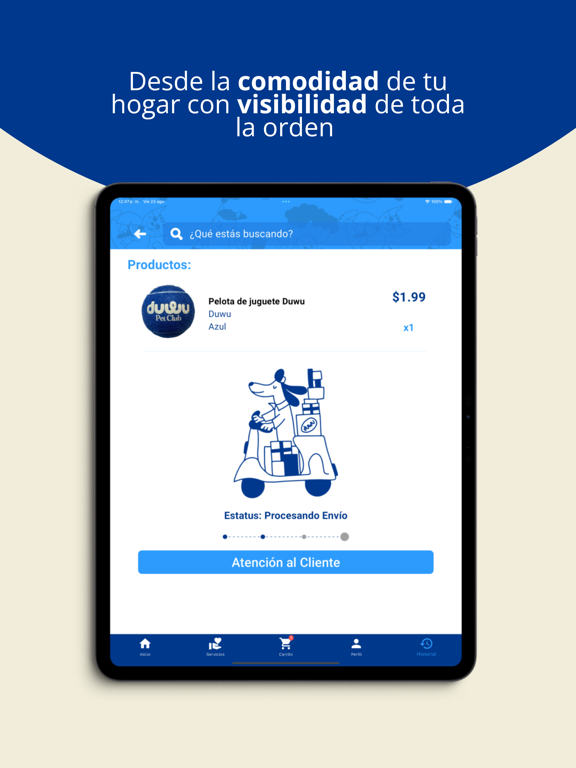 Duwu Pet Club iPad screenshot 2 - Shopping app