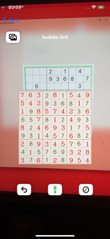Sudoku Snap Solver iPhone screenshot