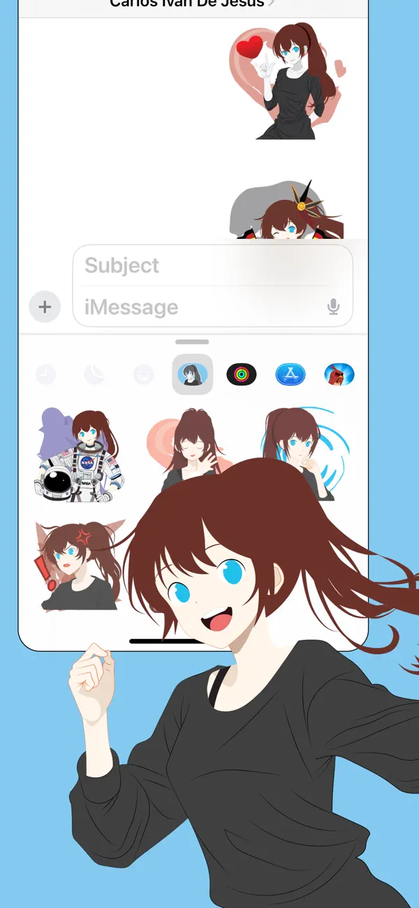 Screenshot #2 pour Jordana Stickers