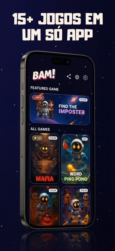 Jogo do Impostor - BAM! screenshot 3