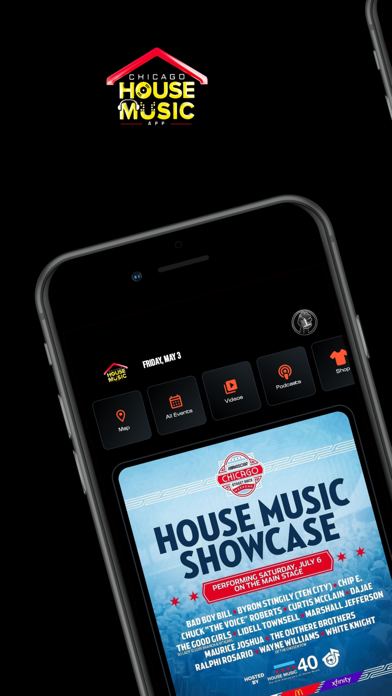 Chicago House Music App Screenshot