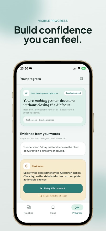 Rehearso: Leadership Coach screenshot 8