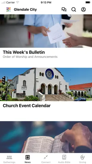 Glendale City Church screenshot 2