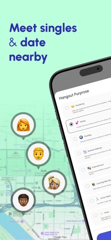 Hingo: Meet new people nearby iPhone screenshot