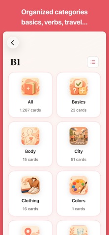 German Words Flashcards iPhone screenshot