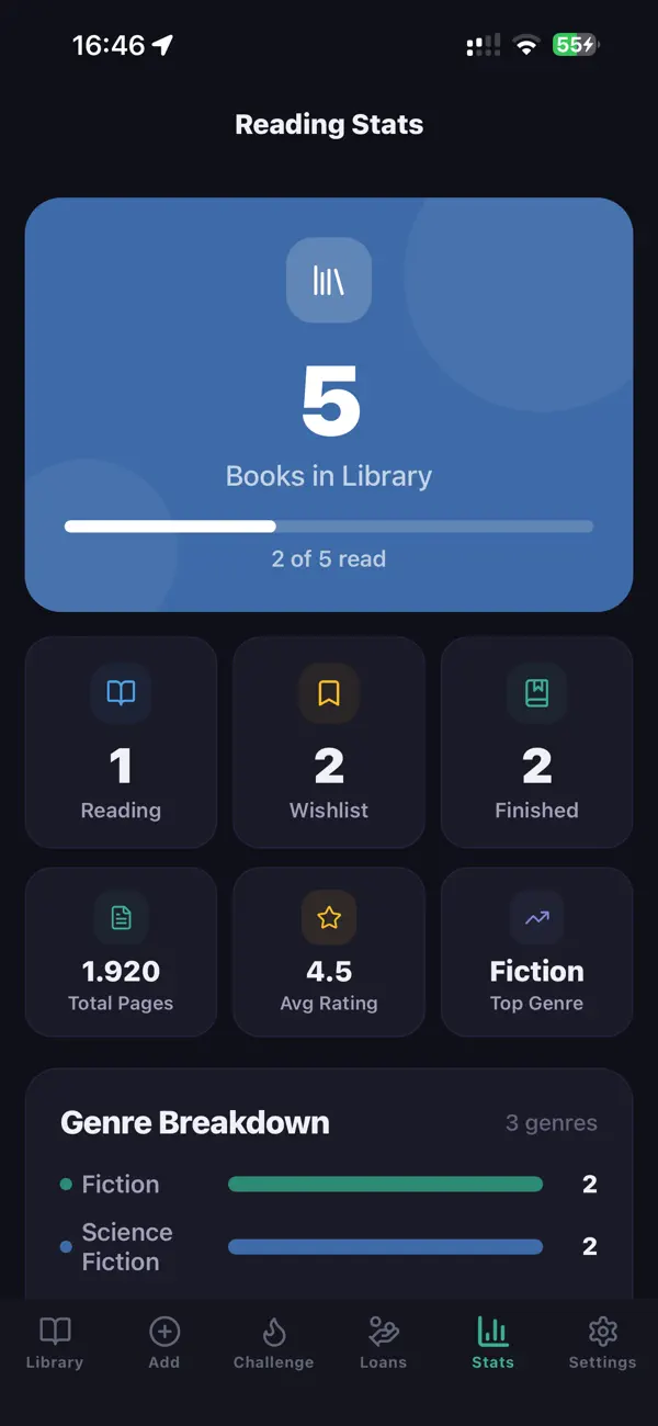 #6. Library Manager Pro (iOS) Által: Gianfranco Antenucci