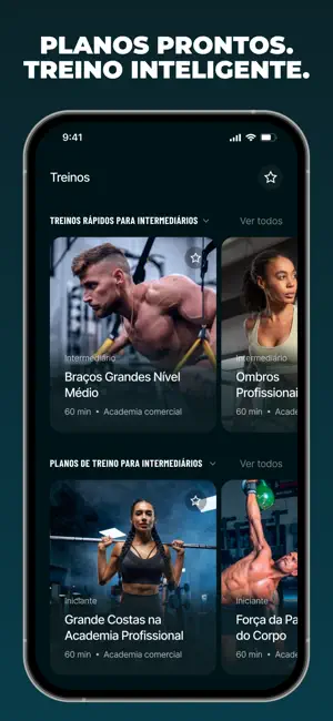 Befit: Plano e Treino Academia iPhone screenshot 4