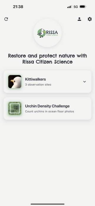 Rissa Citizen Science Screenshot 2 of 4