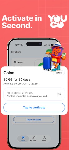 YouGo eSIM Screenshot 4 of 4