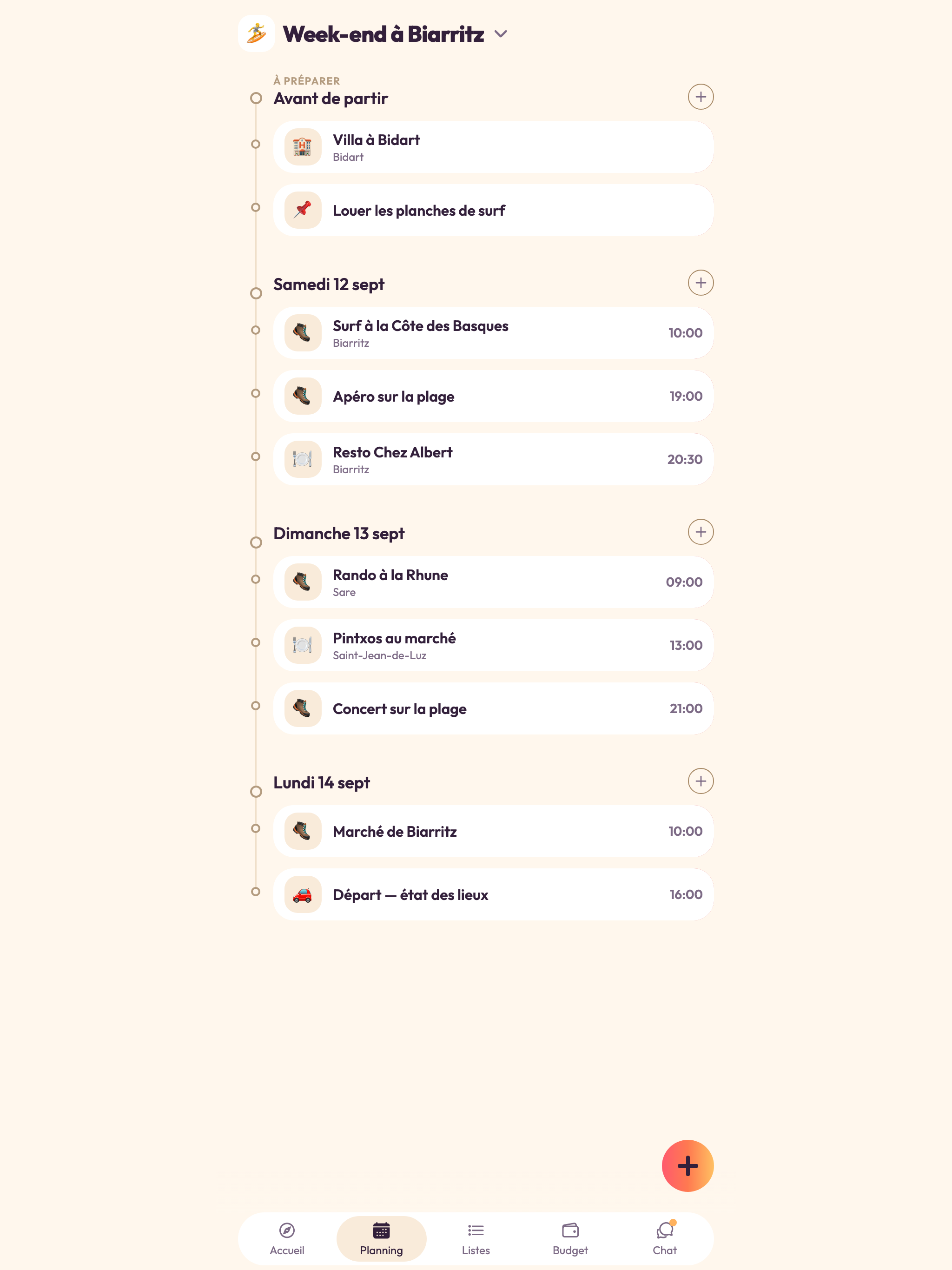 Bandee : voyages entre amis screenshot 10