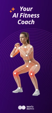 Morla Moves - AI Fitness Coach iPhone screenshot