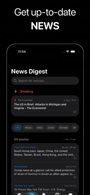 World Monitor App iPhone screenshot 6