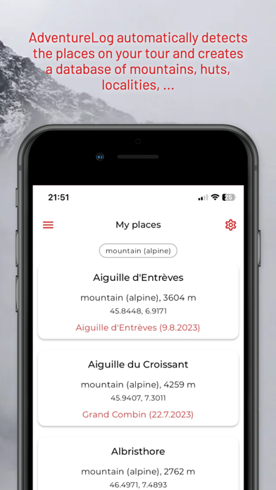 AdventureLog Screenshot