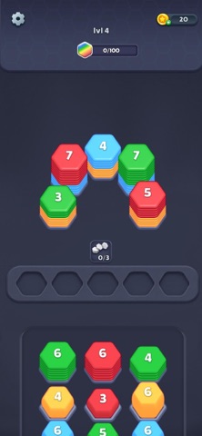 Hexa Shuffle Sort Screenshot 5 of 7