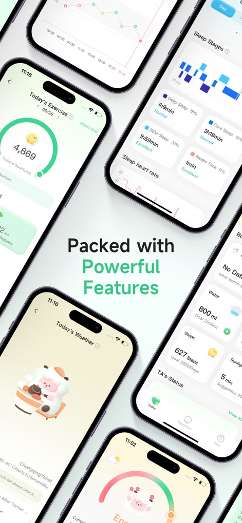 FeelFlow-Stress&HRV&Sleep - Explore the app's diverse functionalities, showcasing how it integrates Today's Exercise data and Sleep heart rate monitoring for holistic health management.