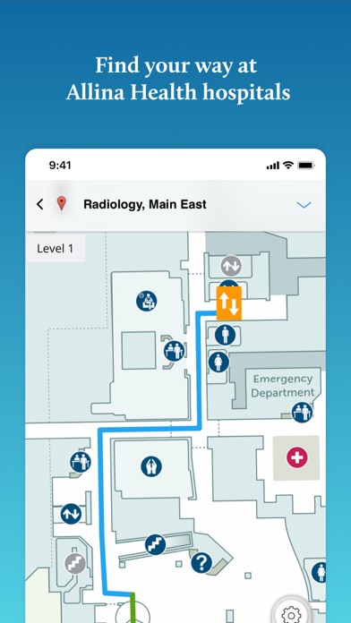 Allina Health Screenshot