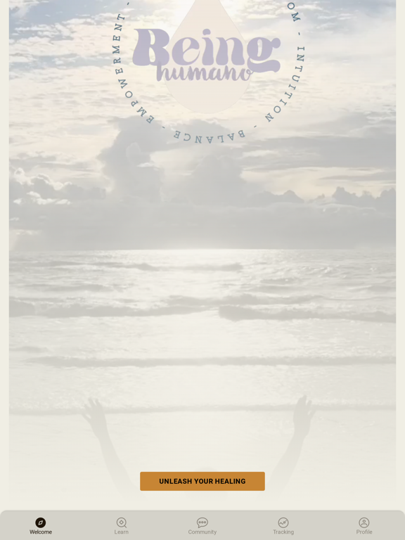 Being Humano iPad screenshot 1 - Health & Fitness app