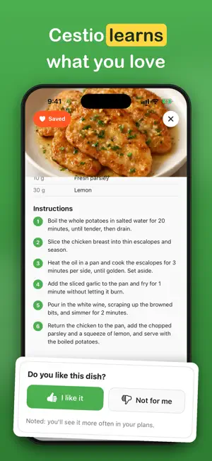 Cestio: Meal Planner & Recipes screenshot 4