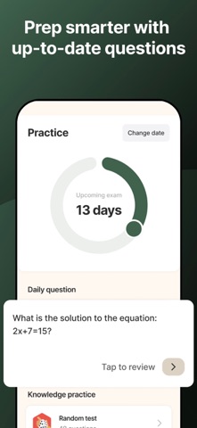 praxis screenshot