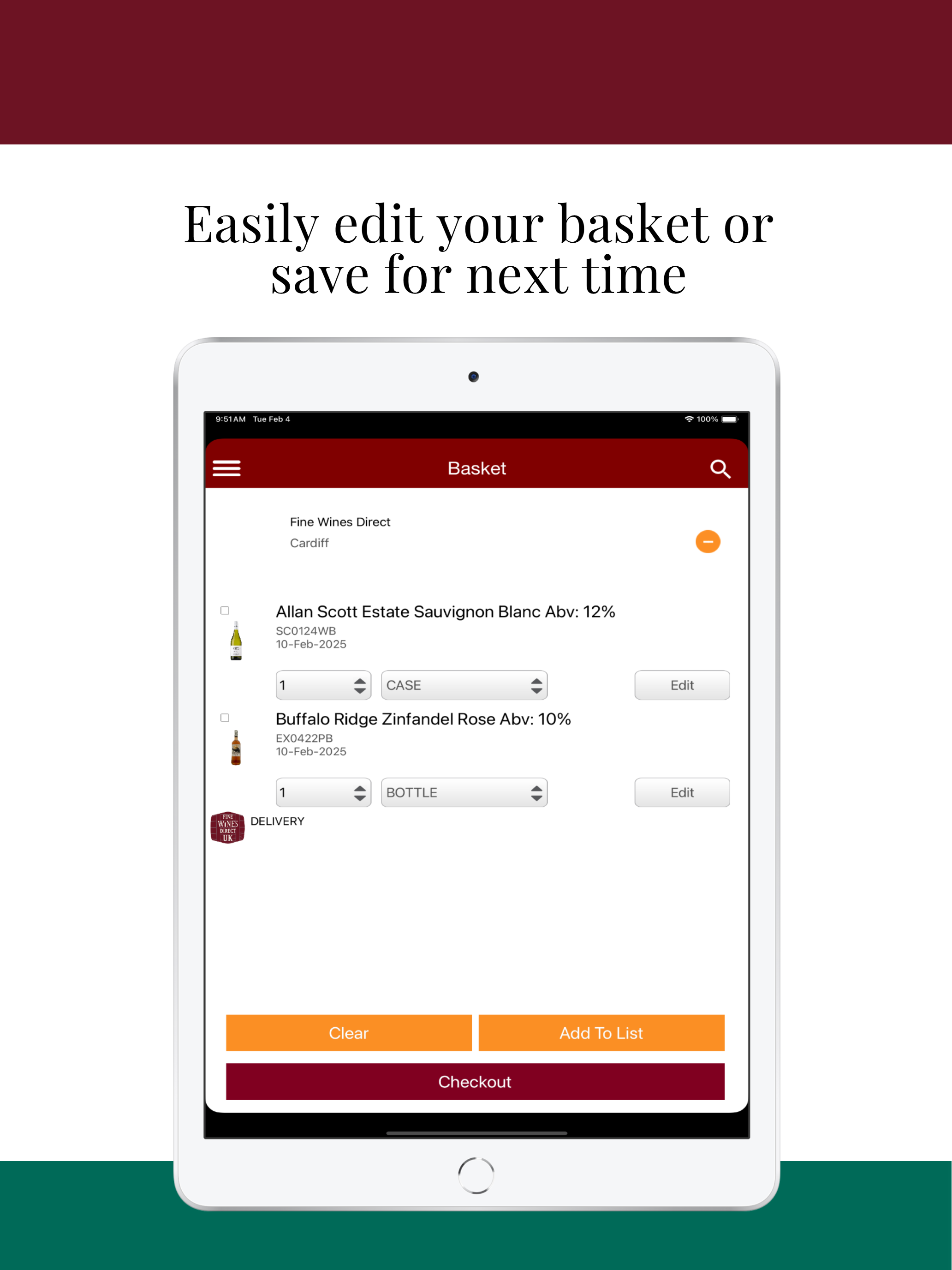 Fine Wines Direct screenshot 12