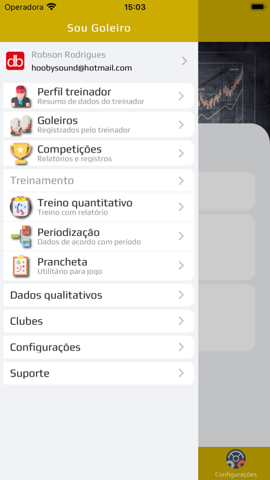 Sou Goleiro App Screenshot