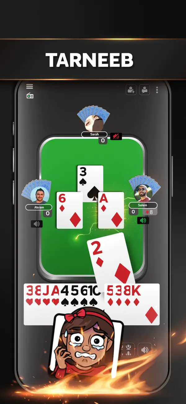 Jawaker: Games & Friends iPhone Spiel Screenshot 2 – Spiele
