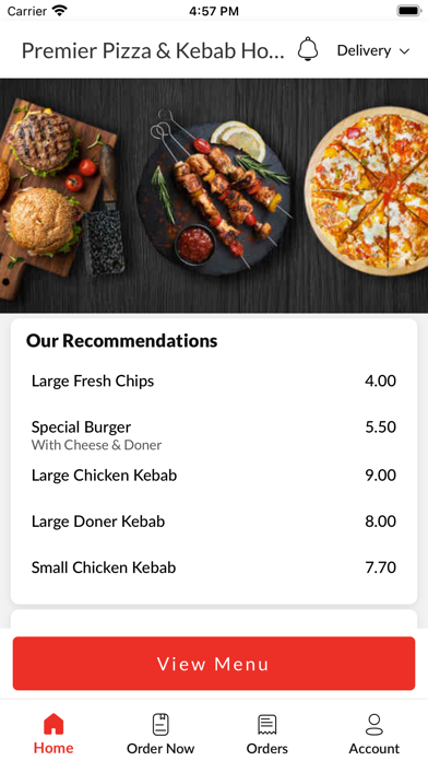 Premier Pizza & Kebab House Screenshot