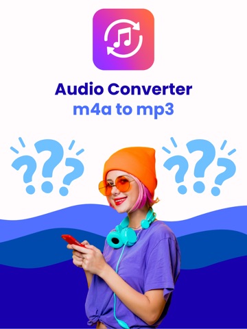 Audio Converter - m4a to mp3 iPad screenshot