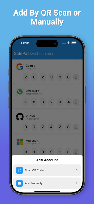 SafePass Authenticator - 2FA Screenshot 2 of 5
