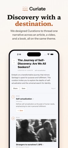 Curiate: Curious Curations Screenshot 2 of 10