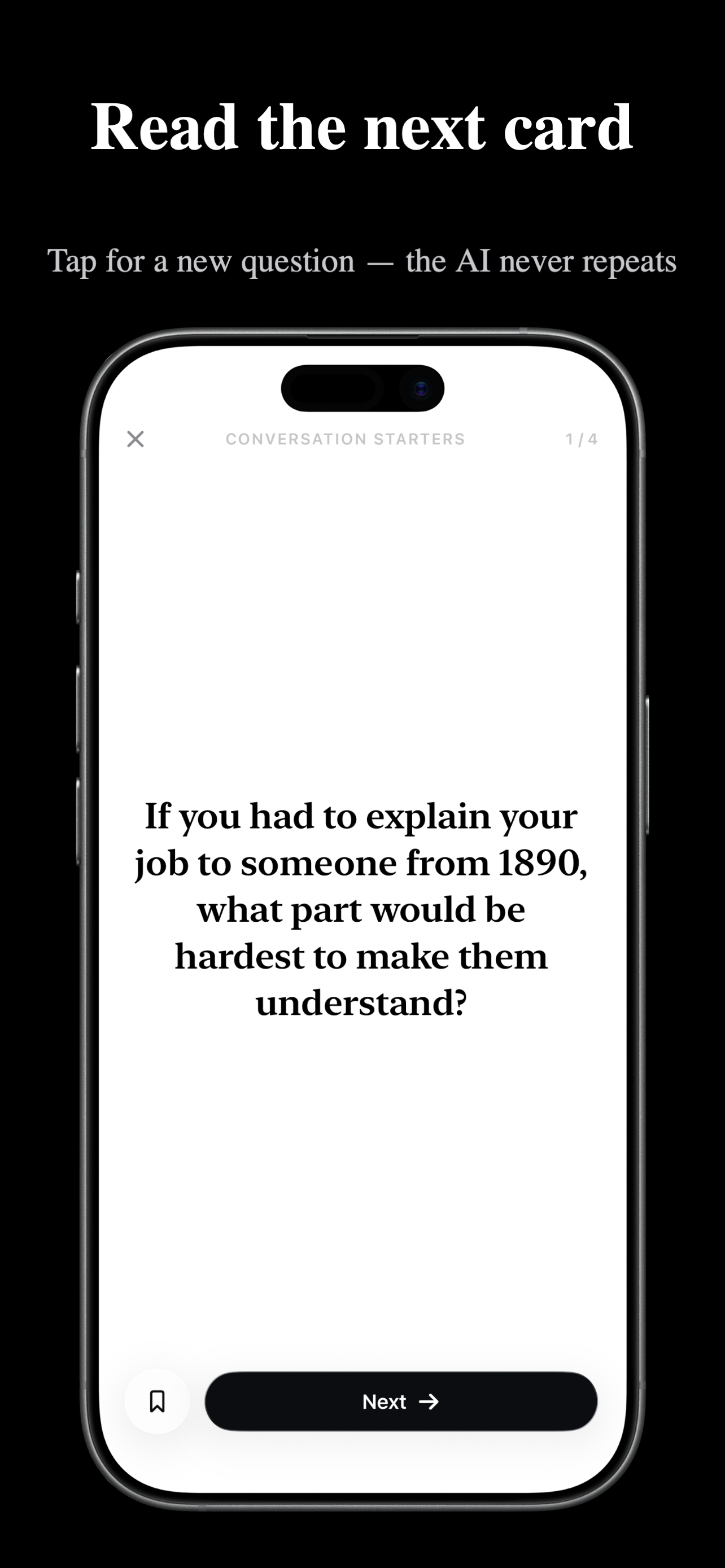 Quippy: Conversation Cards screenshot 3