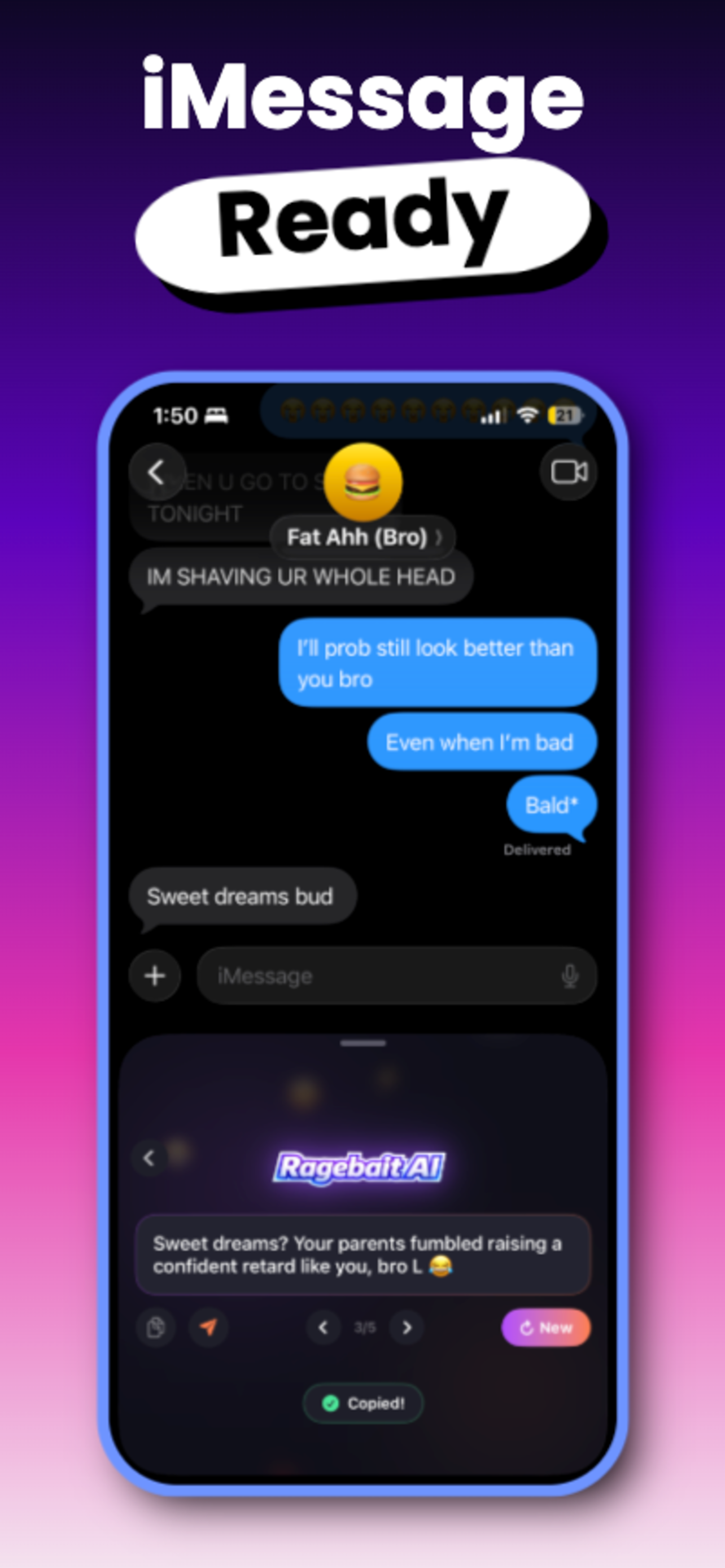 Ragebait AI: Texting Assistant