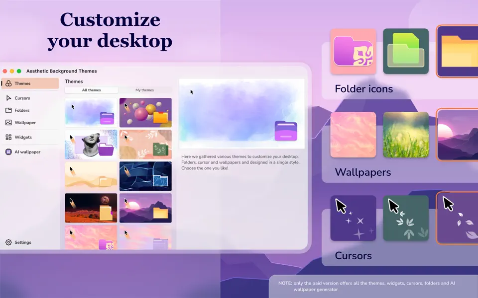 Screenshot 2 of Aesthetic Background Themes 2.5.3