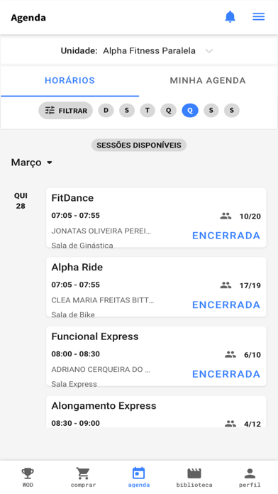 Alpha Fitness Screenshot