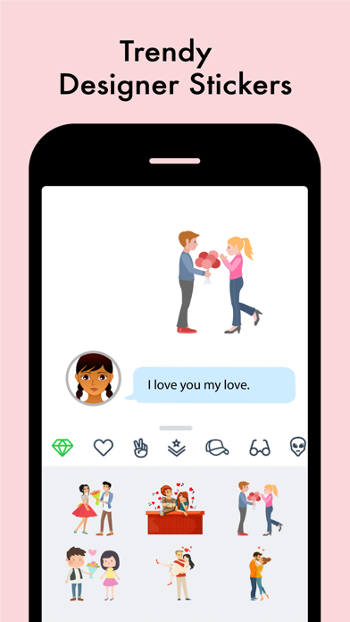 Screenshot #3 pour Cute Love Faces