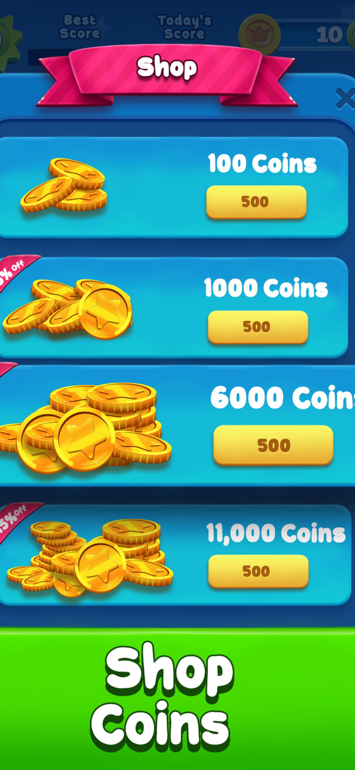 Solitaire merge 2048