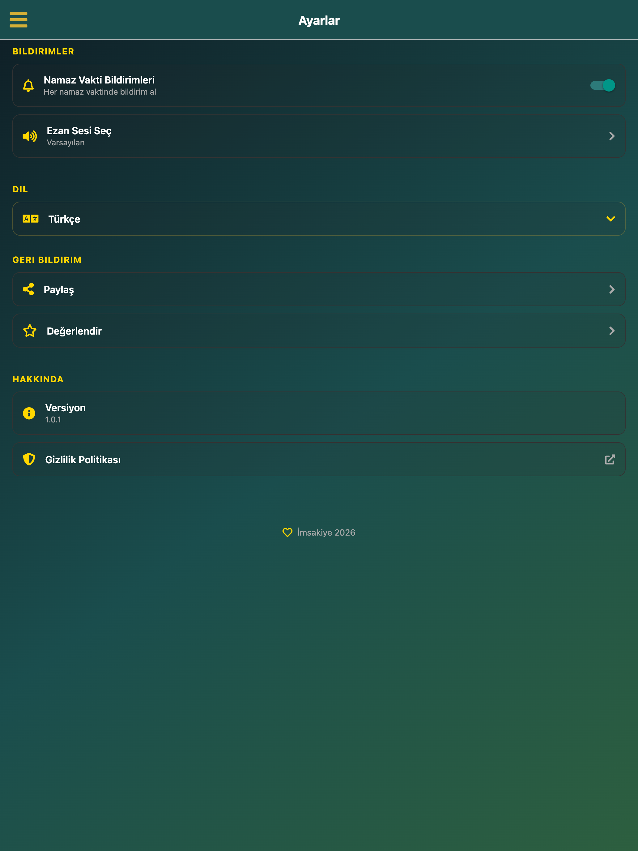İmsakiye Plus screenshot 19