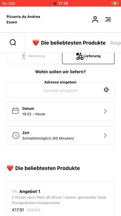 Pizzeria da Andrea Essen