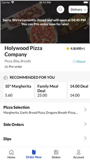 holywood pizza company iphone screenshot 3