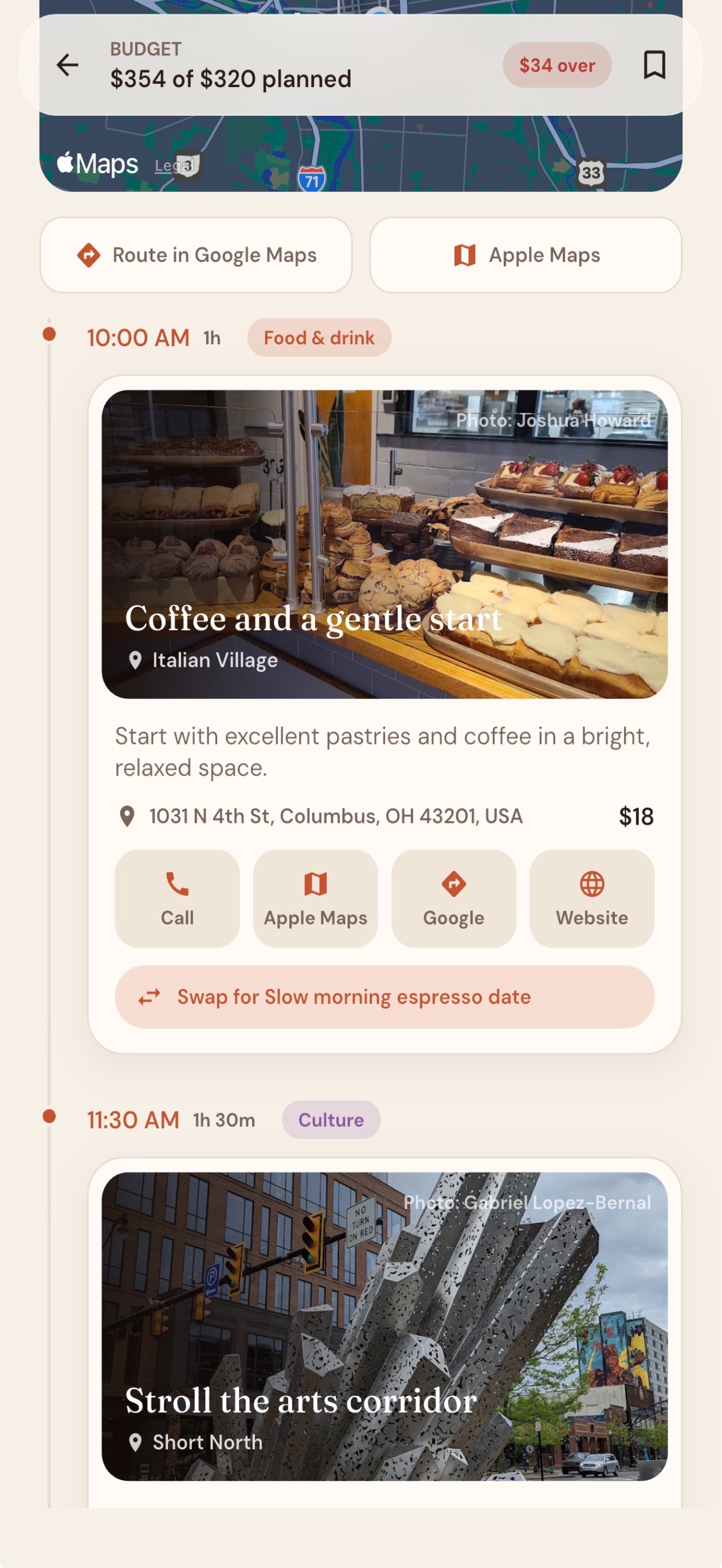 Screenshot 2 of Plenda: AI Date & Trip Planner