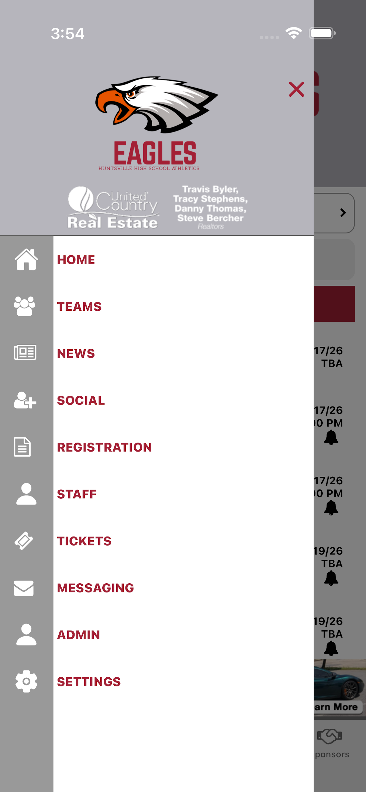 Huntsville Eagles Athletics screenshot 3