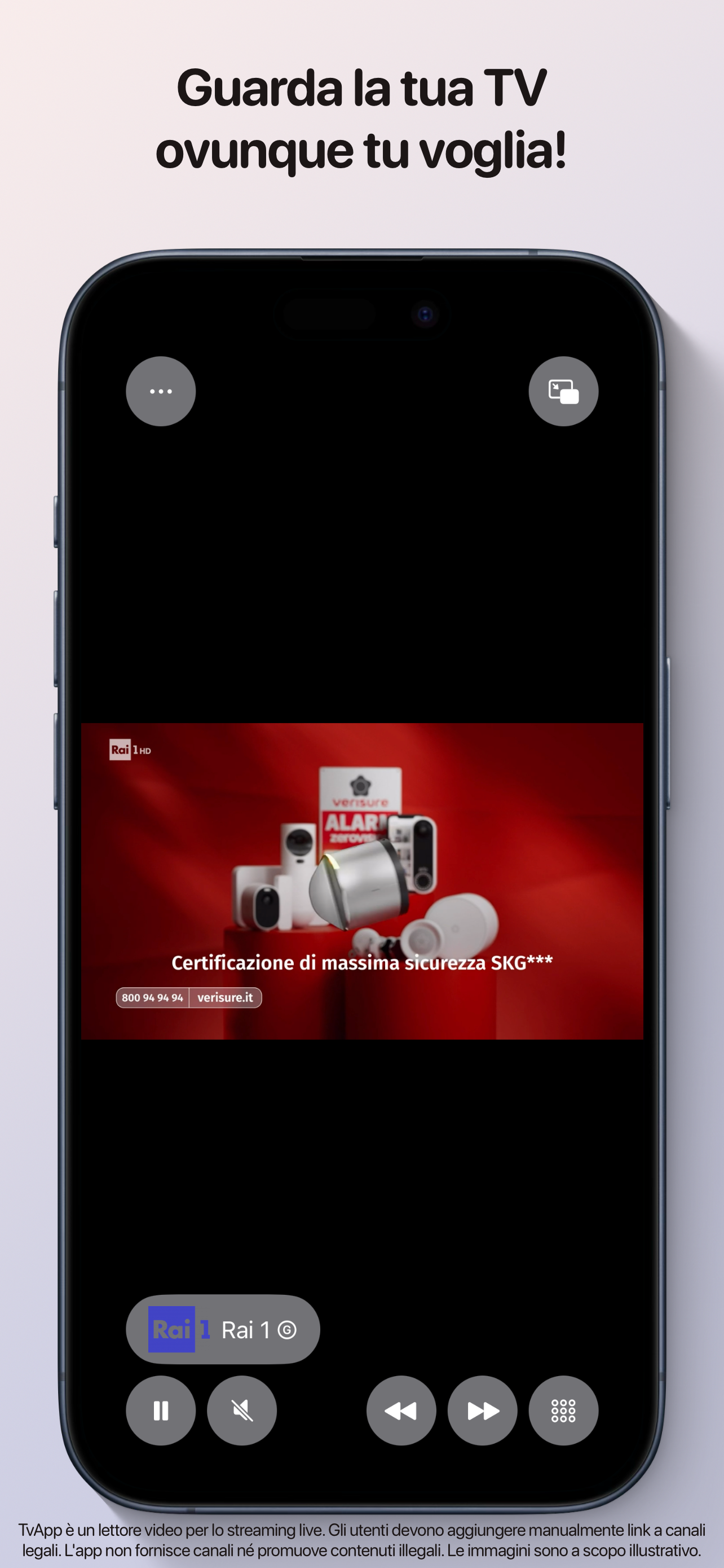 TvApp - Live TV streaming