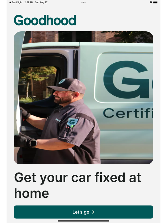 Goodhood Auto Club iPad screenshot 1 - Utilities app