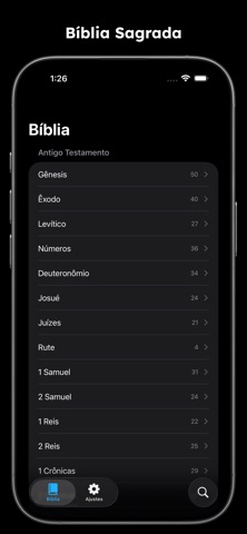 Bíblia Sagrada - Portuguese iPhone screenshot 1