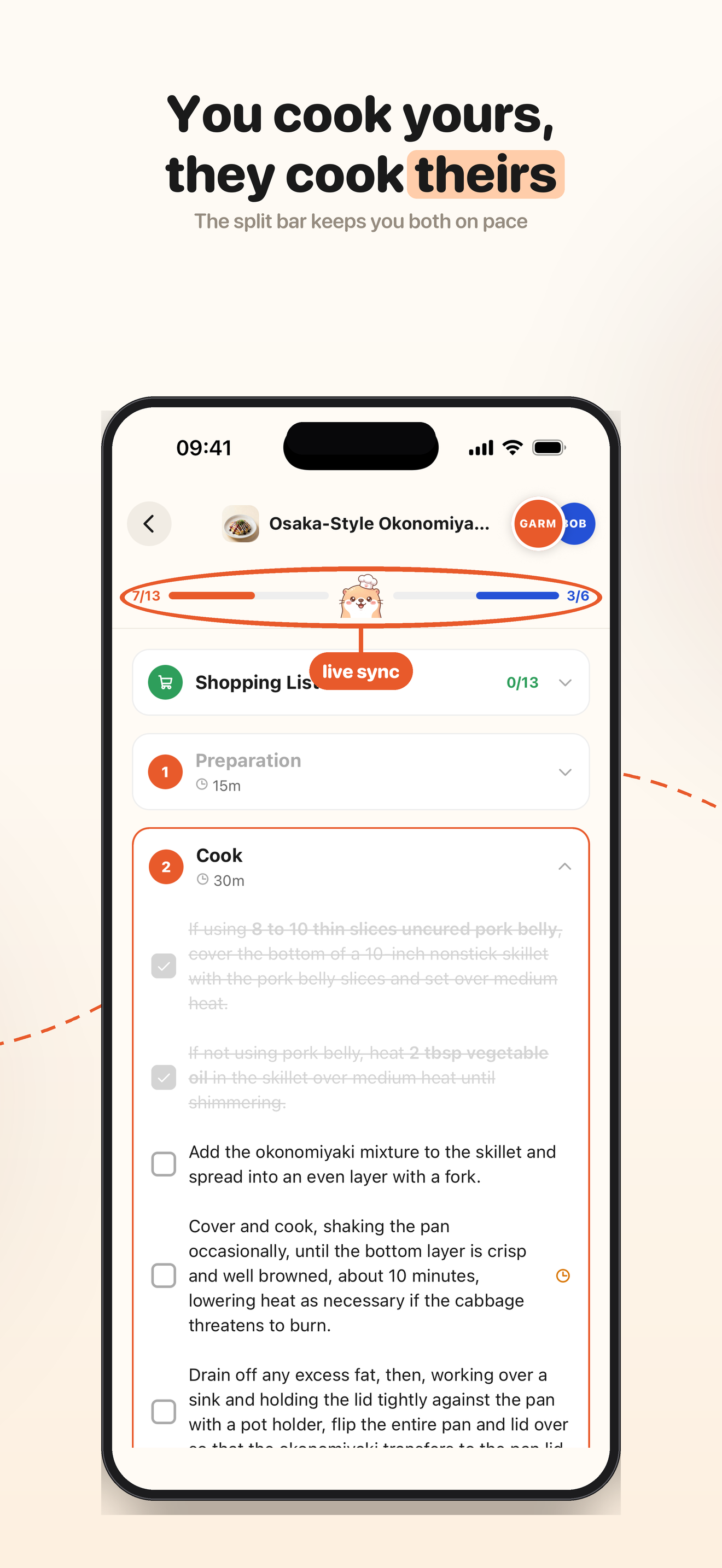 Nommer: Cook Recipes Together screenshot 5