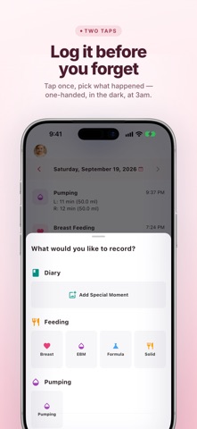 Tiny Moments: Baby Tracker Screenshot 6 of 8